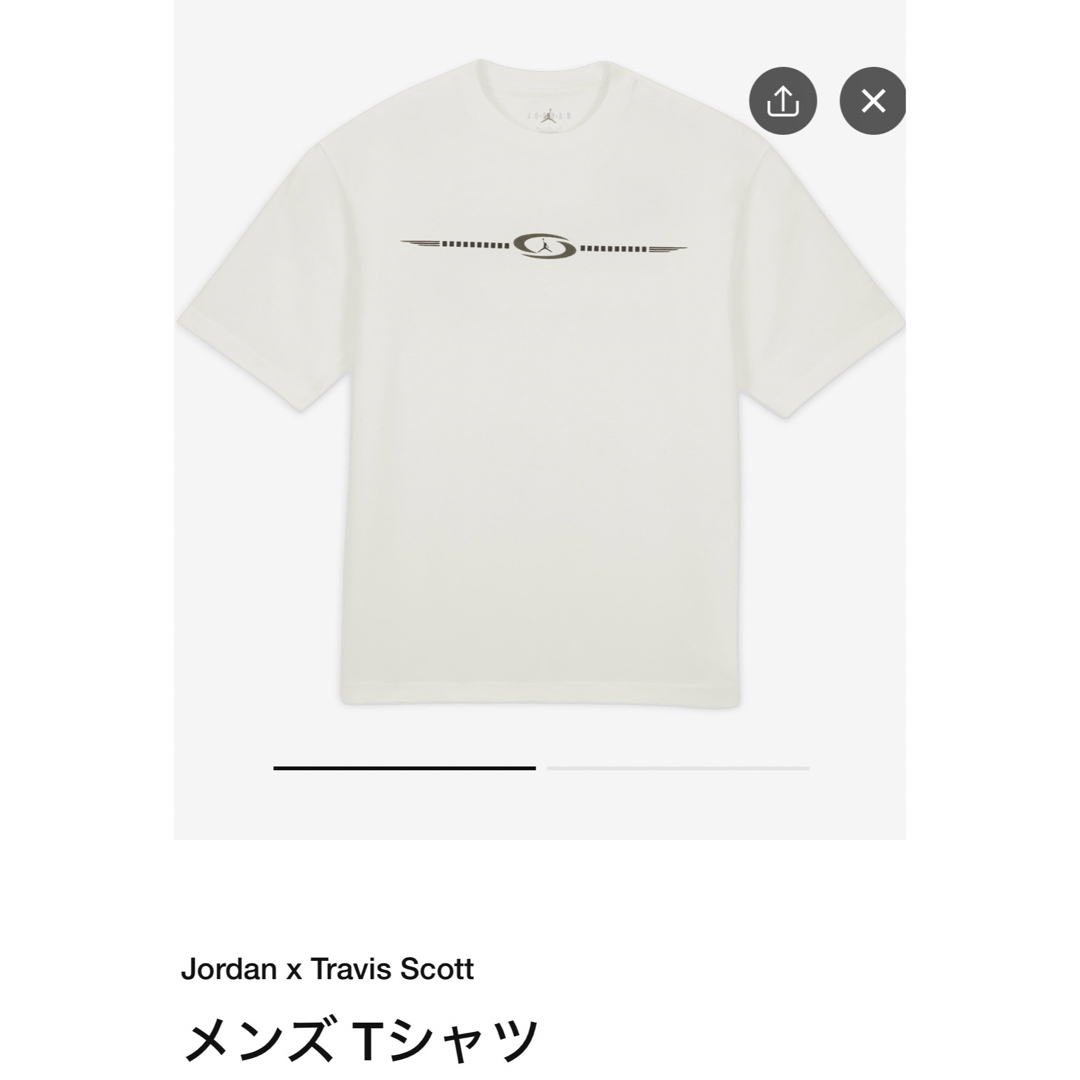 NIKE(ナイキ)のNIKE Jordan × Travis scott Tシャツ メンズのトップス(Tシャツ/カットソー(半袖/袖なし))の商品写真