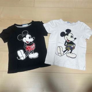 ディズニー(Disney)のミッキー　Tシャツ　110㎝　2枚セット(Tシャツ/カットソー)