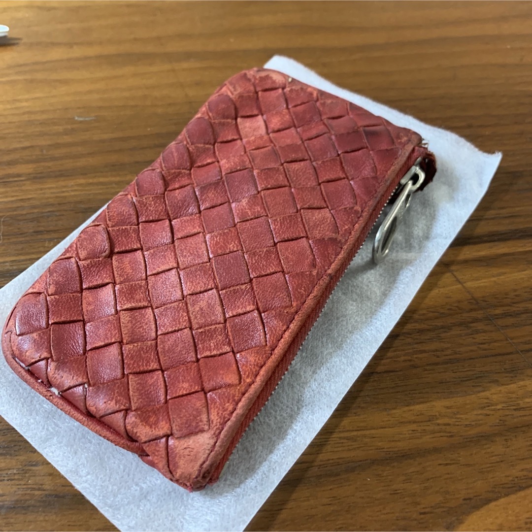 Bottega Veneta(ボッテガヴェネタ)のボッテガヴェネタ赤色キーケース レディースのファッション小物(キーケース)の商品写真