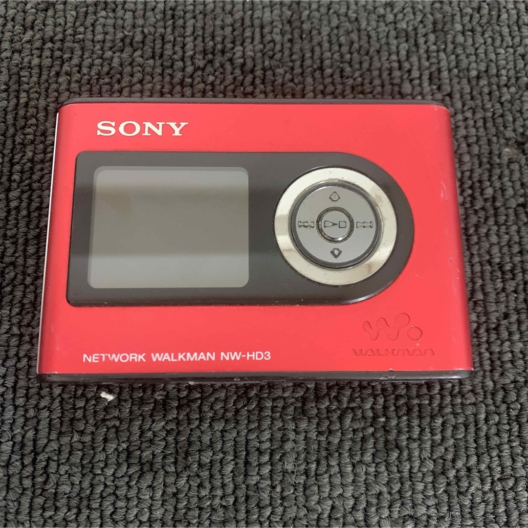 SONY(ソニー)のSONY WALKMAN NW-HD3 ソニー ネットワークウォークマン レッド スマホ/家電/カメラのオーディオ機器(ポータブルプレーヤー)の商品写真