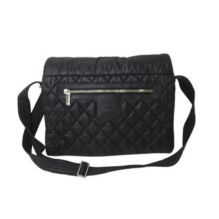 CHANEL シャネル ココクーン ナイロンキルティングショルダーバッグ 13番台 ブラック 美品 中古 63469