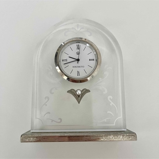 ミキモト(MIKIMOTO)のミキモト🐚パール付き✨置き時計🕰️(置時計)
