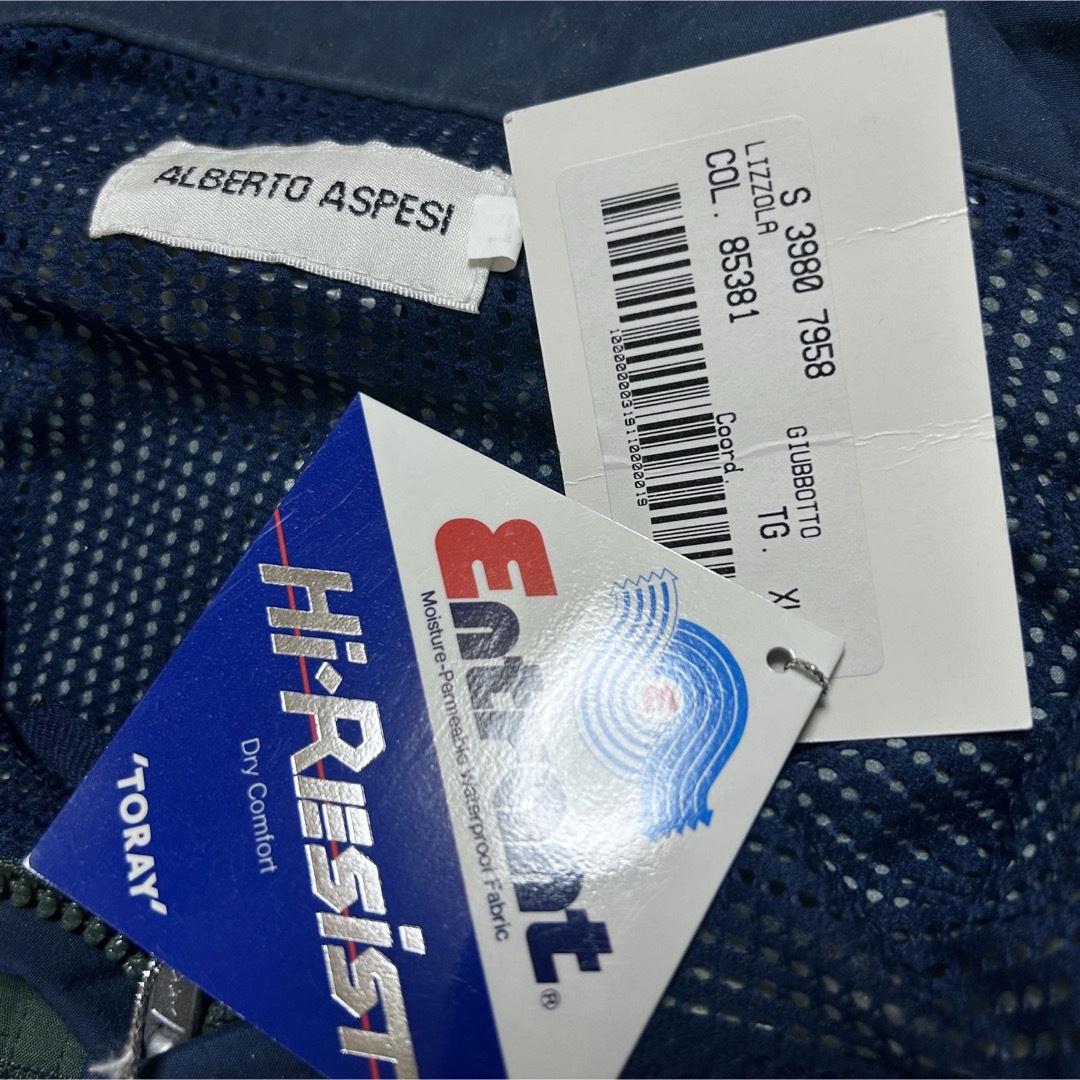ASPESI(アスペジ)の新品 ASPESI アスぺジ 防水 フード付 ダブルジップ ナイロンコート XL メンズのジャケット/アウター(ナイロンジャケット)の商品写真