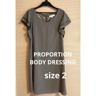 PROPORTION BODY DRESSING - PROPORTION  膝丈ワンピース