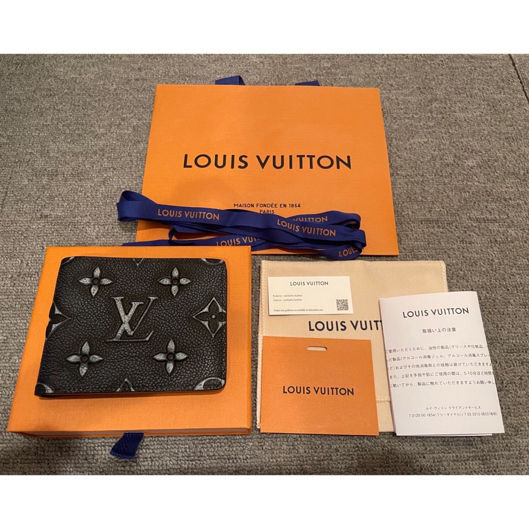 LOUIS VUITTON(ルイヴィトン)の【超美品】ルイヴィトン ポルトフォイユスレンダー メンズのファッション小物(折り財布)の商品写真