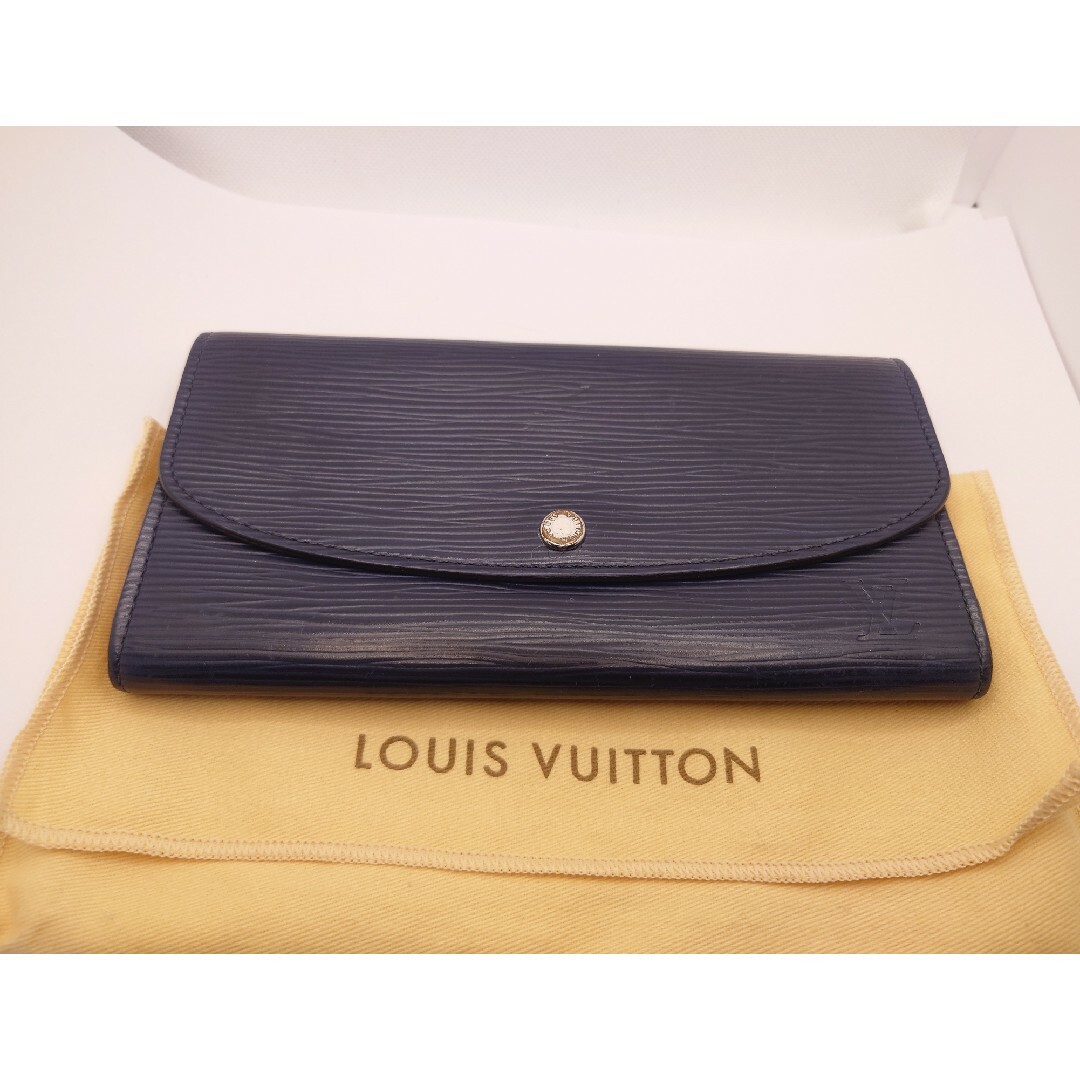 LOUIS VUITTON(ルイヴィトン)のルイヴィトン　エピ　長財布　ウォレット　ネイビー ポルトフォイユ エミリー レディースのファッション小物(財布)の商品写真