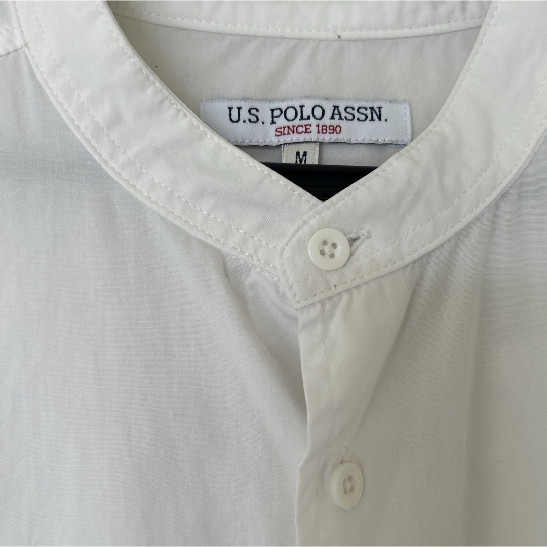 U.S. POLO ASSN.(ユーエスポロアッスン)のU.S. POLO ASSN. バンドカラー シャツ スタンドカラー 長袖 メンズのトップス(シャツ)の商品写真
