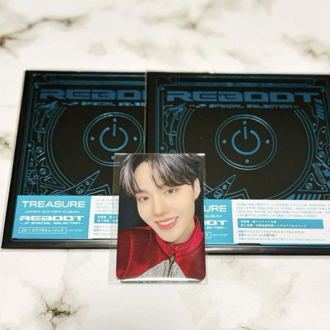 TREASURE(トレジャー)のtreasure REBOOT mini アルバム CD ドヨン エンタメ/ホビーのCD(K-POP/アジア)の商品写真