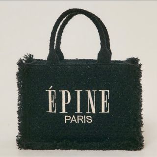 ÉPINE PARIS book tote bag medium BLACK(トートバッグ)