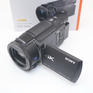 ソニー(SONY)の【美品】SONY FDR-AX60 デジタル 4K ビデオカメラレコーダー(ビデオカメラ)