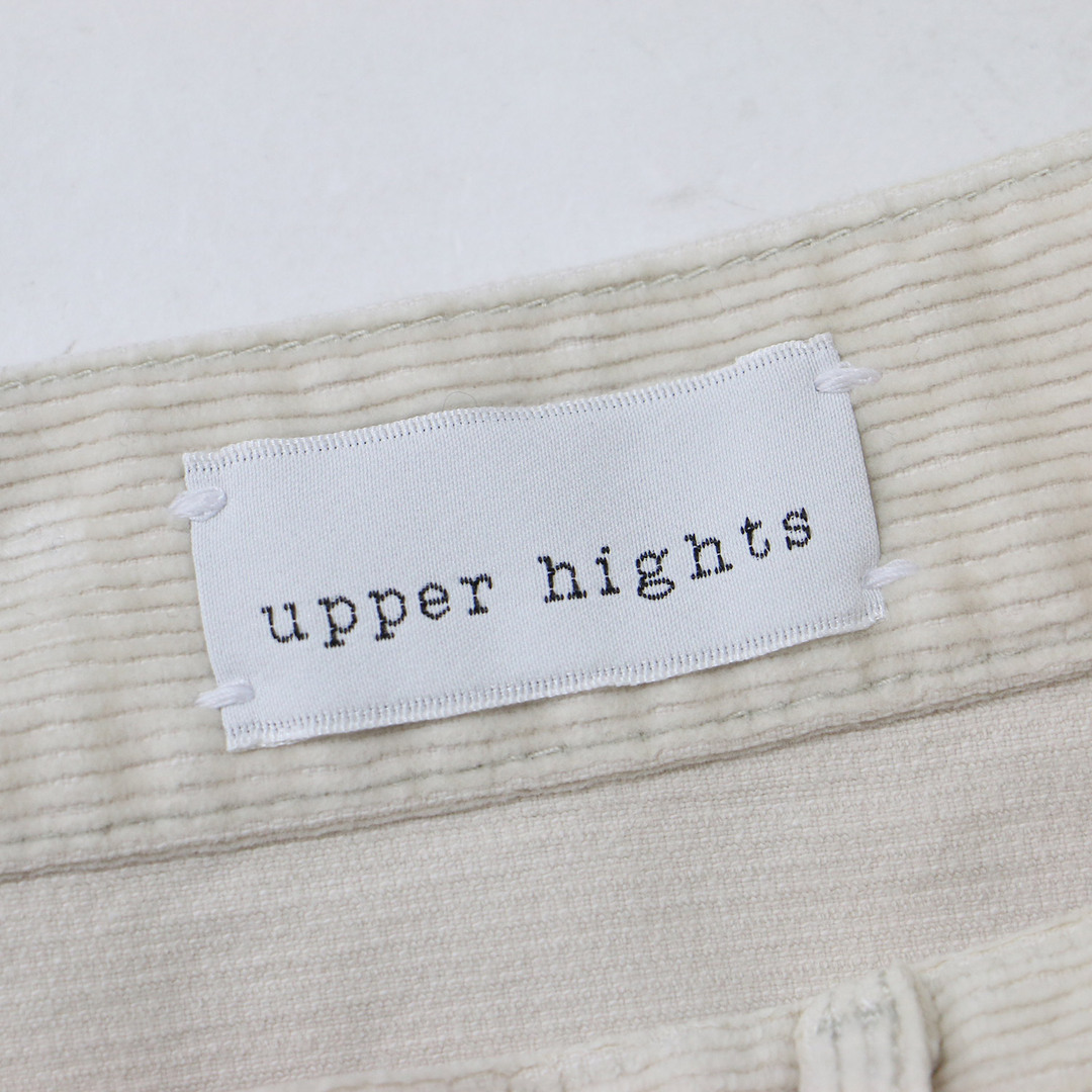 upper hights(アッパーハイツ)のupper hights アッパー ハイツ LAppartement アパルトモン 別注 パンツ コーデュロイパンツ オフホワイト 白 27 フリンジ カットオフ コットン 綿 ボトムス ズボン【レディース】【中古】 レディースのパンツ(カジュアルパンツ)の商品写真