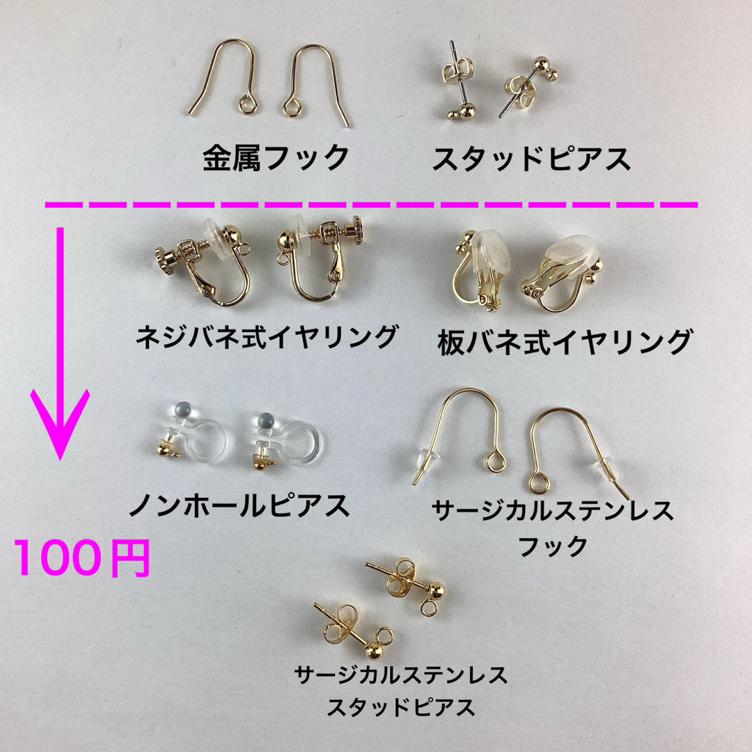 マザーオブパールのプルメリアピアス ハンドメイドのアクセサリー(ピアス)の商品写真