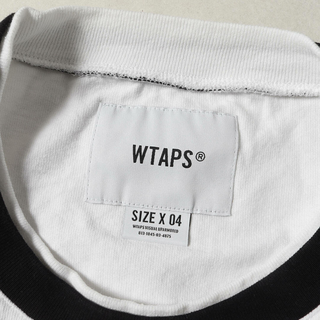 W)taps(ダブルタップス)のWTAPS ダブルタップス Tシャツ サイズ:XL 20SS ロゴ刺繍 ヘビーウェイト ロングスリーブTシャツ SNEAK PEAK / TEE ホワイト 白 トップス カットソー 長袖【メンズ】【中古】 メンズのトップス(Tシャツ/カットソー(七分/長袖))の商品写真