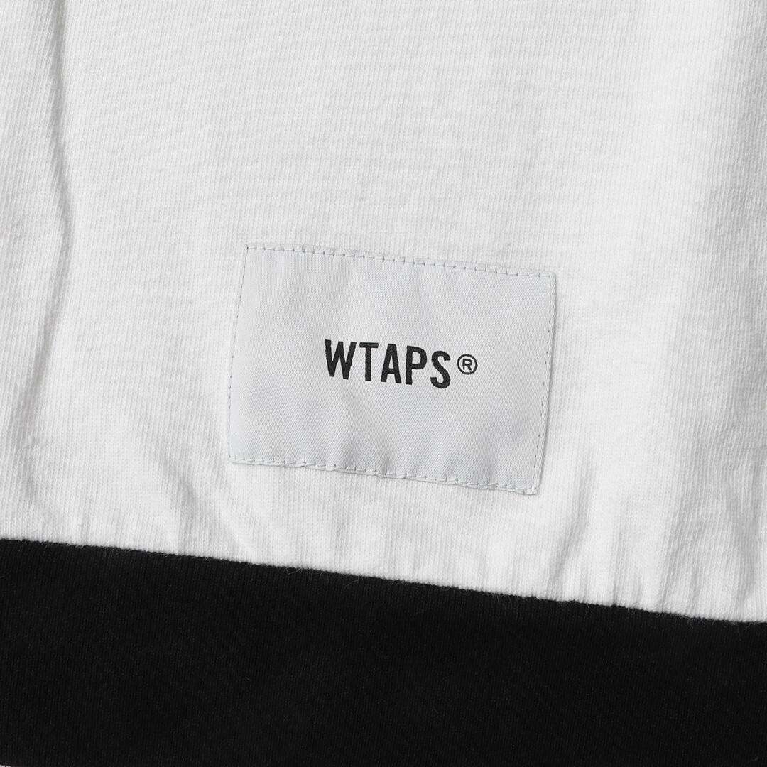 W)taps(ダブルタップス)のWTAPS ダブルタップス Tシャツ サイズ:XL 20SS ロゴ刺繍 ヘビーウェイト ロングスリーブTシャツ SNEAK PEAK / TEE ホワイト 白 トップス カットソー 長袖【メンズ】【中古】 メンズのトップス(Tシャツ/カットソー(七分/長袖))の商品写真