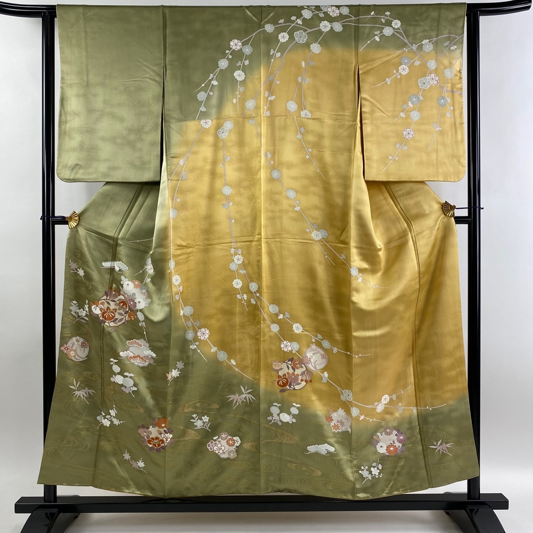 訪問着 身丈155.5cm 裄丈62cm 正絹 美品 秀品 【中古】 レディースの水着/浴衣(着物)の商品写真