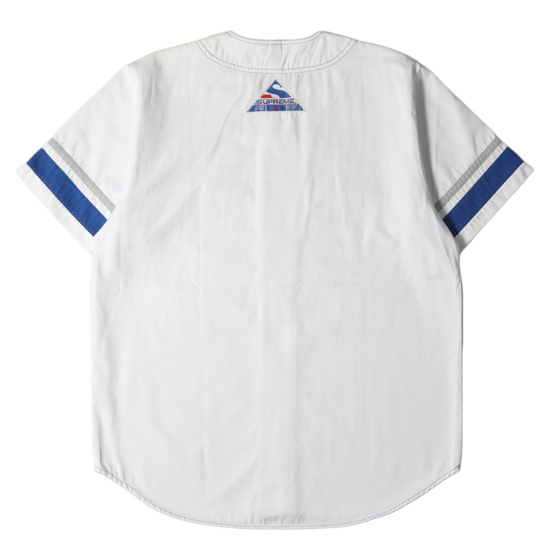 Supreme(シュプリーム)のSupreme シュプリーム シャツ サイズ:L 15AW T/Cツイル ベースボールシャツ / Twill Baseball Shirt ホワイト 白 トップス カジュアルシャツ【メンズ】【中古】 メンズのトップス(シャツ)の商品写真