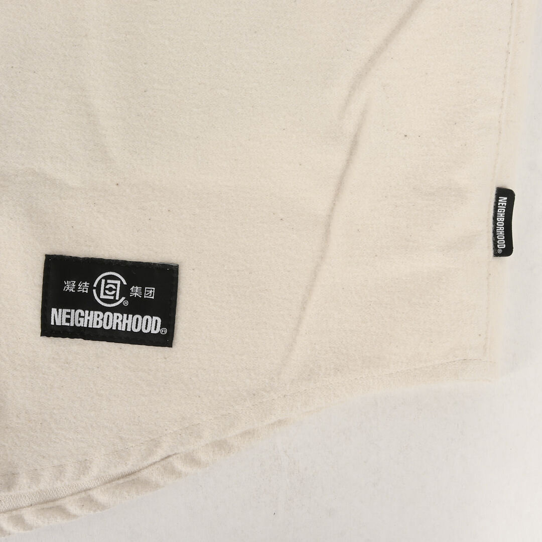 NEIGHBORHOOD(ネイバーフッド)の新品 NEIGHBORHOOD ネイバーフッド シャツ サイズ:L 23AW CLOT ドラゴン刺繍 フランネル ベースボールシャツ BB SHIRT SS オフホワイト 白 トップス カジュアルシャツ 【メンズ】 メンズのトップス(シャツ)の商品写真