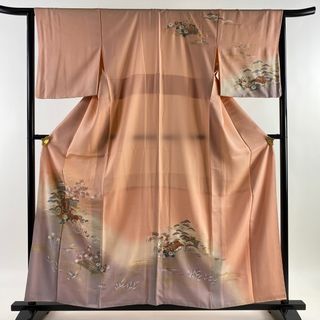 訪問着 身丈159cm 裄丈64cm 正絹 秀品 【中古】(着物)