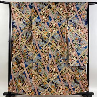 振袖 身丈158cm 裄丈67cm 正絹 秀品 【中古】(着物)