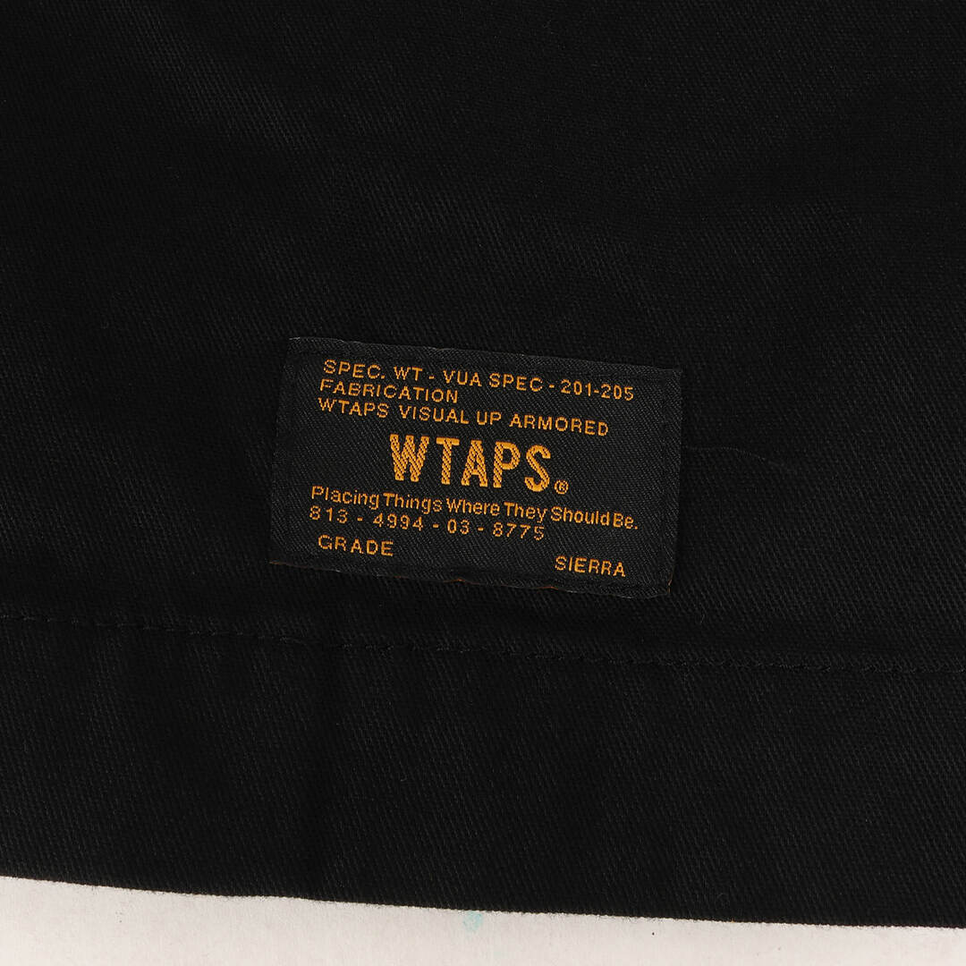 W)taps(ダブルタップス)の美品 WTAPS ダブルタップス シャツ サイズ:S 16SS パッチ付き ミリタリー 半袖シャツ BUDS SS / SHIRT ブラック 黒 トップス カジュアルシャツ【メンズ】【中古】 メンズのトップス(シャツ)の商品写真