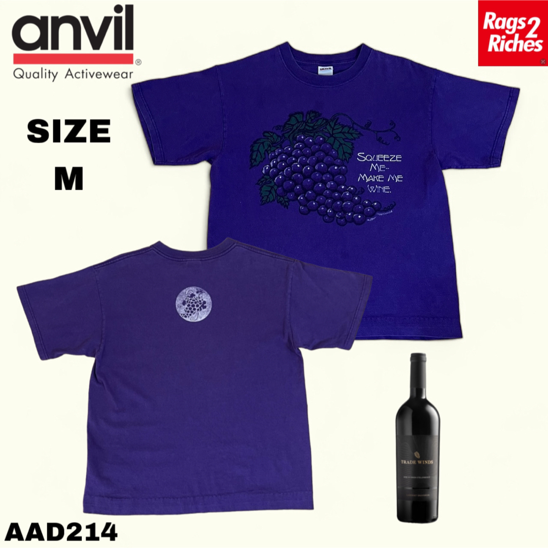 Anvil(アンビル)のTRADEWINDS SQUEEZE ME MAKE ME WINE Tシャツ メンズのトップス(Tシャツ/カットソー(半袖/袖なし))の商品写真