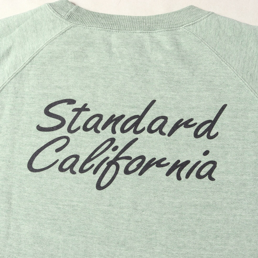 STANDARD CALIFORNIA(スタンダードカリフォルニア)のSTANDARD CALIFORNIA スタンダードカリフォルニア スウェット サイズ:XL 23AW Disney MICKEY コットン レーヨン スウェットシャツ DISNEY × SD 88/12 California Crew Sweat トレーナー プルオーバー 裏起毛 ヘザーグリーン トップス【メンズ】【中古】 メンズのトップス(スウェット)の商品写真