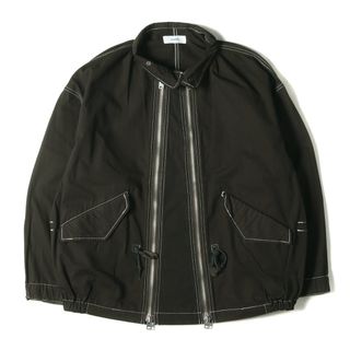 マーカ(marka)のMarka マーカ ジャケット サイズ:1 23AW Parking 限定色 チェンジダブルジップ ショート モッズジャケット ORGANIC COTTON WEATHER CLOTH SHORT MODS CHANGED TO DOUBLE ZIPS / M-65 ブルゾン チャコール 日本製 アウター 上着【メンズ】【中古】(ミリタリージャケット)