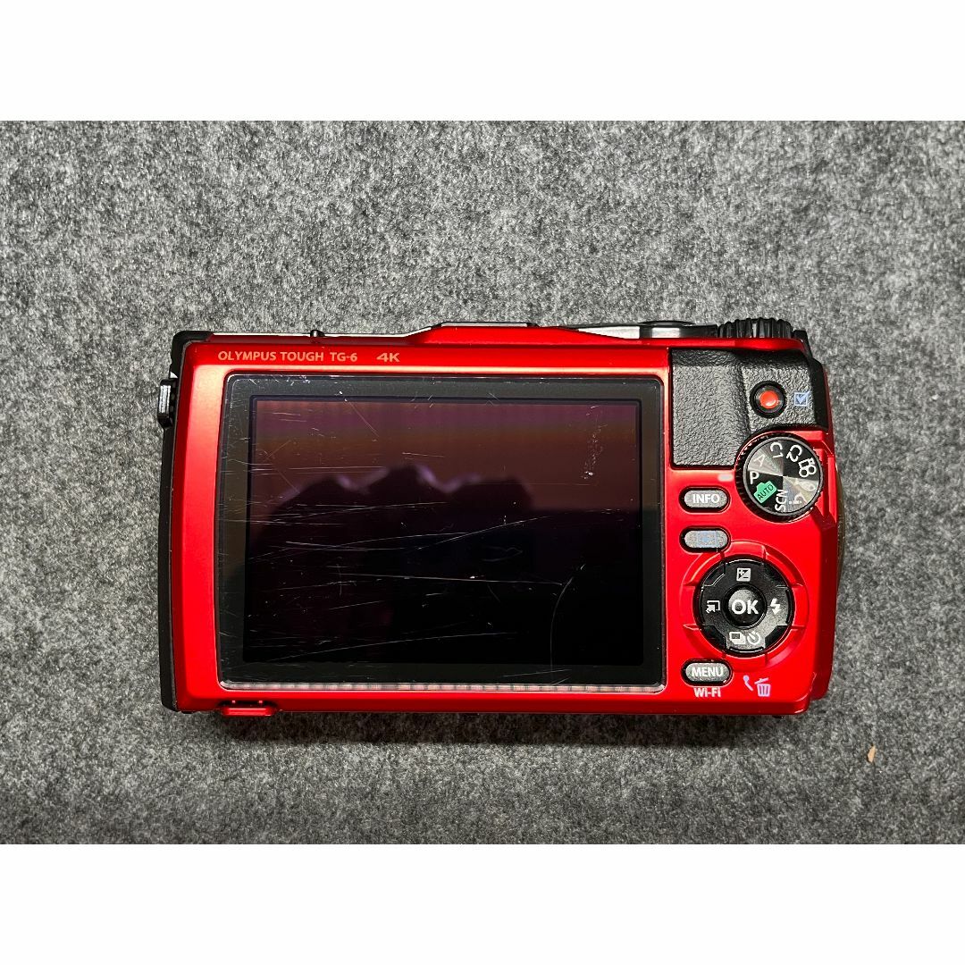 □良品□ オリンパス OLYMPUS Tough TG-6 (レッド)♯0514 □良品□ オリンパス OLYMPUS Tough TG-6 (レッド)♯0514