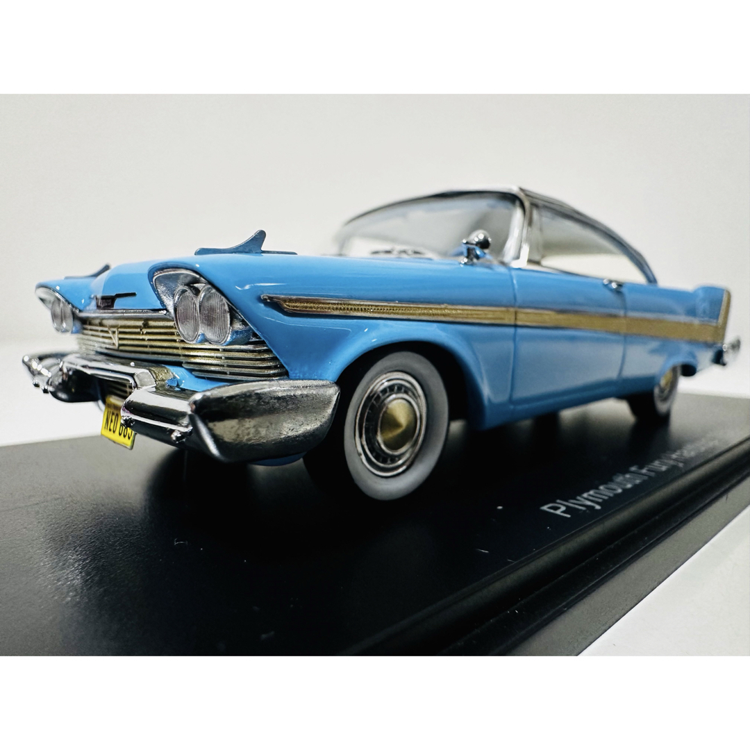 Chrysler(クライスラー)のNeoネオ/'58 Plymouthプリムス Furyフューリー 1/43 絶版 エンタメ/ホビーのおもちゃ/ぬいぐるみ(ミニカー)の商品写真