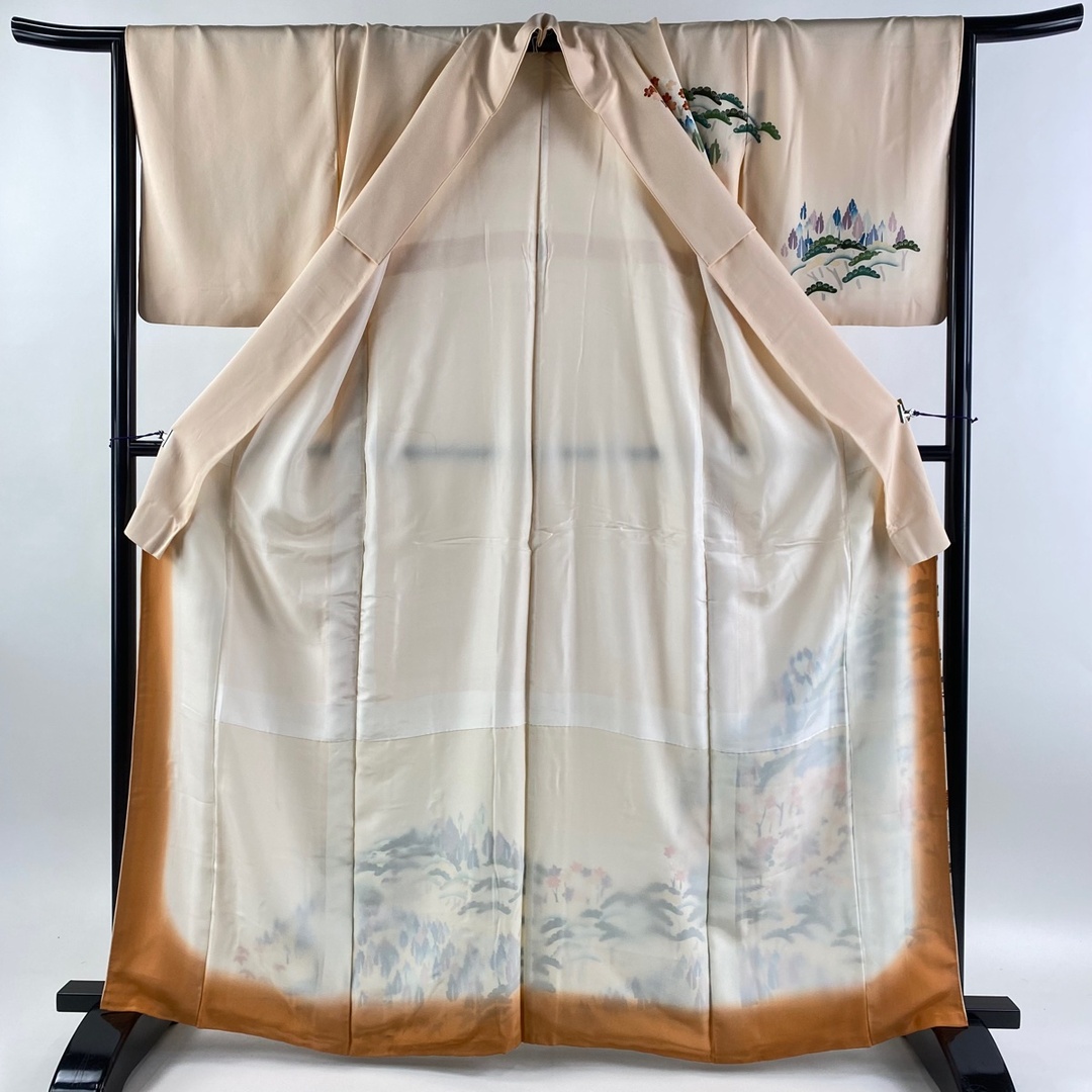 訪問着 身丈165.5cm 裄丈65cm 正絹 秀品 【中古】 レディースの水着/浴衣(着物)の商品写真