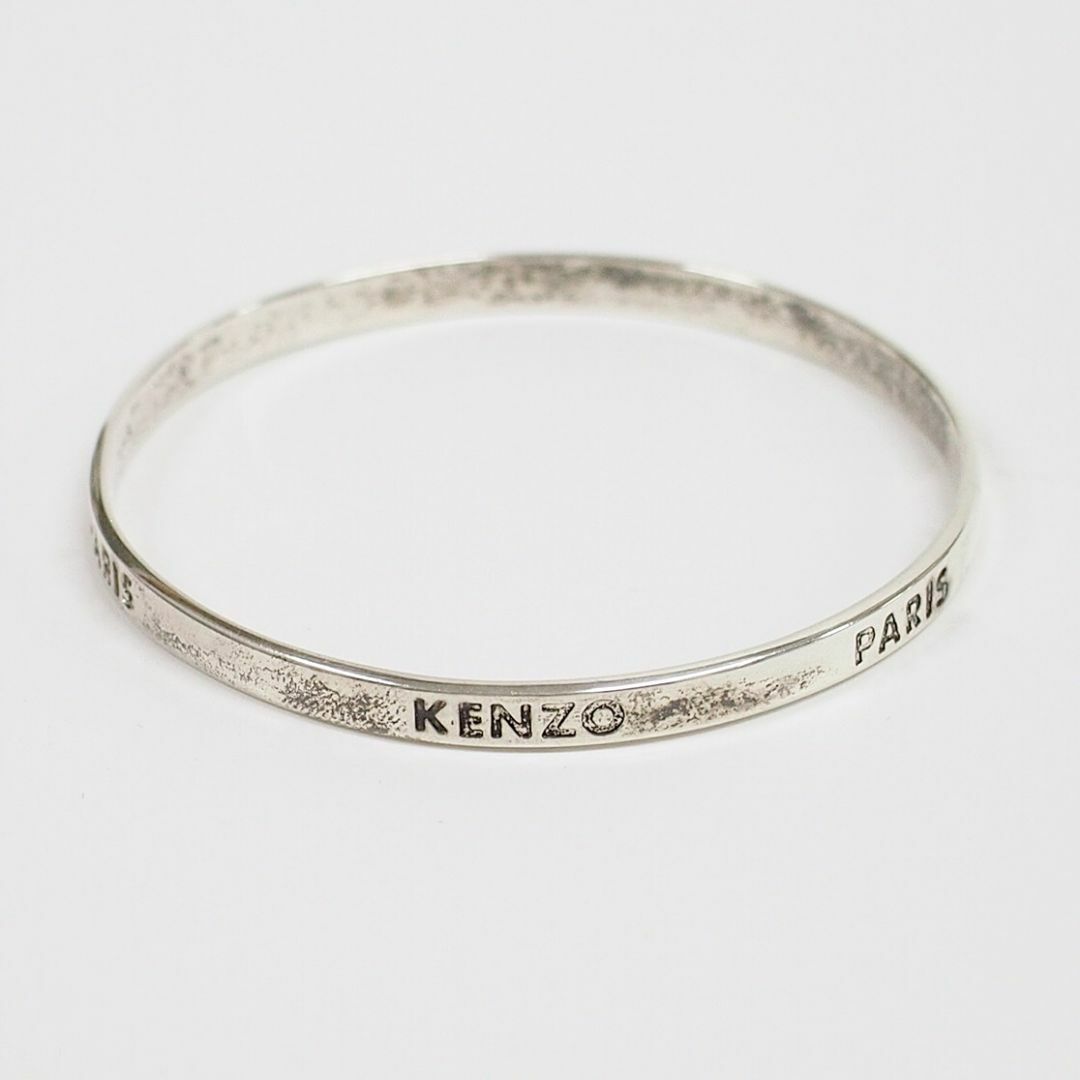 KENZO(ケンゾー)のB242-291 ケンゾー パリ ロゴ バングル シルバー 925 ブレスレット KENZO PARIS レディース メンズ アクセサリー メンズのアクセサリー(ブレスレット)の商品写真