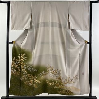 色留袖 身丈154cm 裄丈62cm 正絹 名品 【中古】(着物)