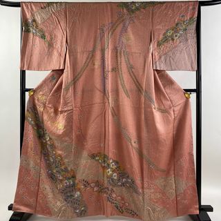 訪問着 身丈164.5cm 裄丈66cm 正絹 美品 名品 【中古】(着物)