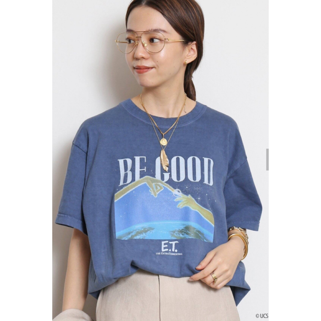 DEUXIEME CLASSE(ドゥーズィエムクラス)のMUSE購入◆グッドロックスピード◆E.T./BE GOOD Tシャツ レディースのトップス(Tシャツ(半袖/袖なし))の商品写真