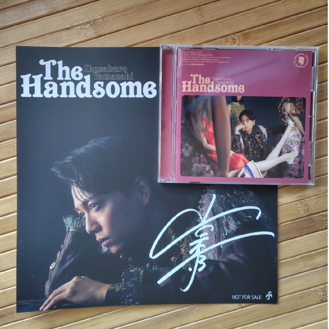 山崎育三郎 サイン色紙付き The Handsome CD エンタメ/ホビーのCD(ポップス/ロック(邦楽))の商品写真