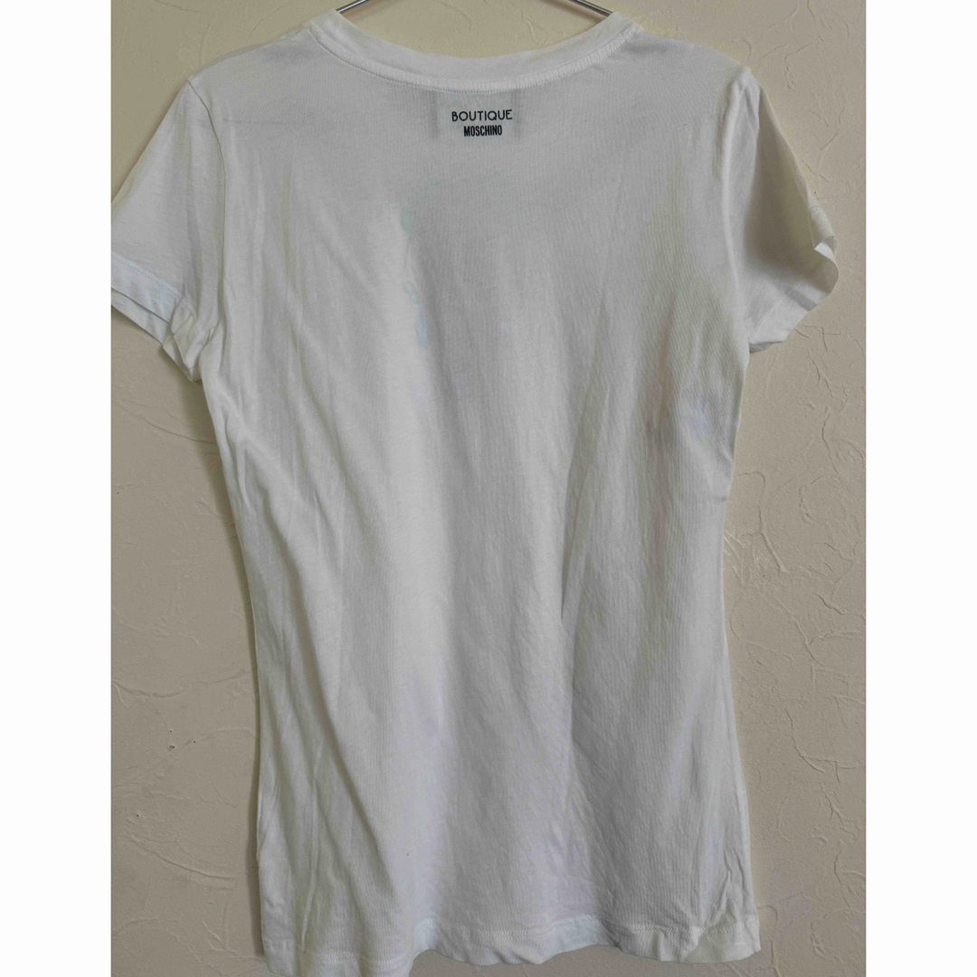 MOSCHINO(モスキーノ)のmoschino半袖　値下げ レディースのトップス(Tシャツ(半袖/袖なし))の商品写真