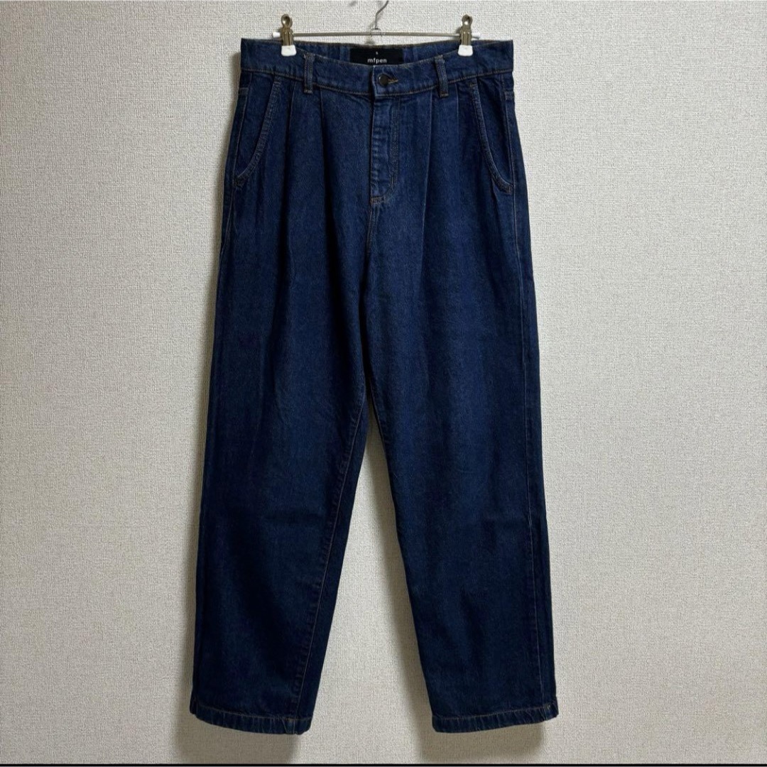 1LDK SELECT(ワンエルディーケーセレクト)のmfpen Big Jeans Dark Indigo Sサイズ メンズのパンツ(デニム/ジーンズ)の商品写真