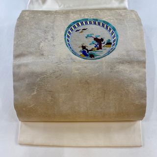 名古屋帯 秀品 正絹 【中古】(帯)