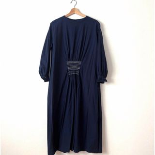 アーツアンドサイエンス(ARTS&SCIENCE)のARTS&SCIENCE smocking gather dress(ロングワンピース/マキシワンピース)