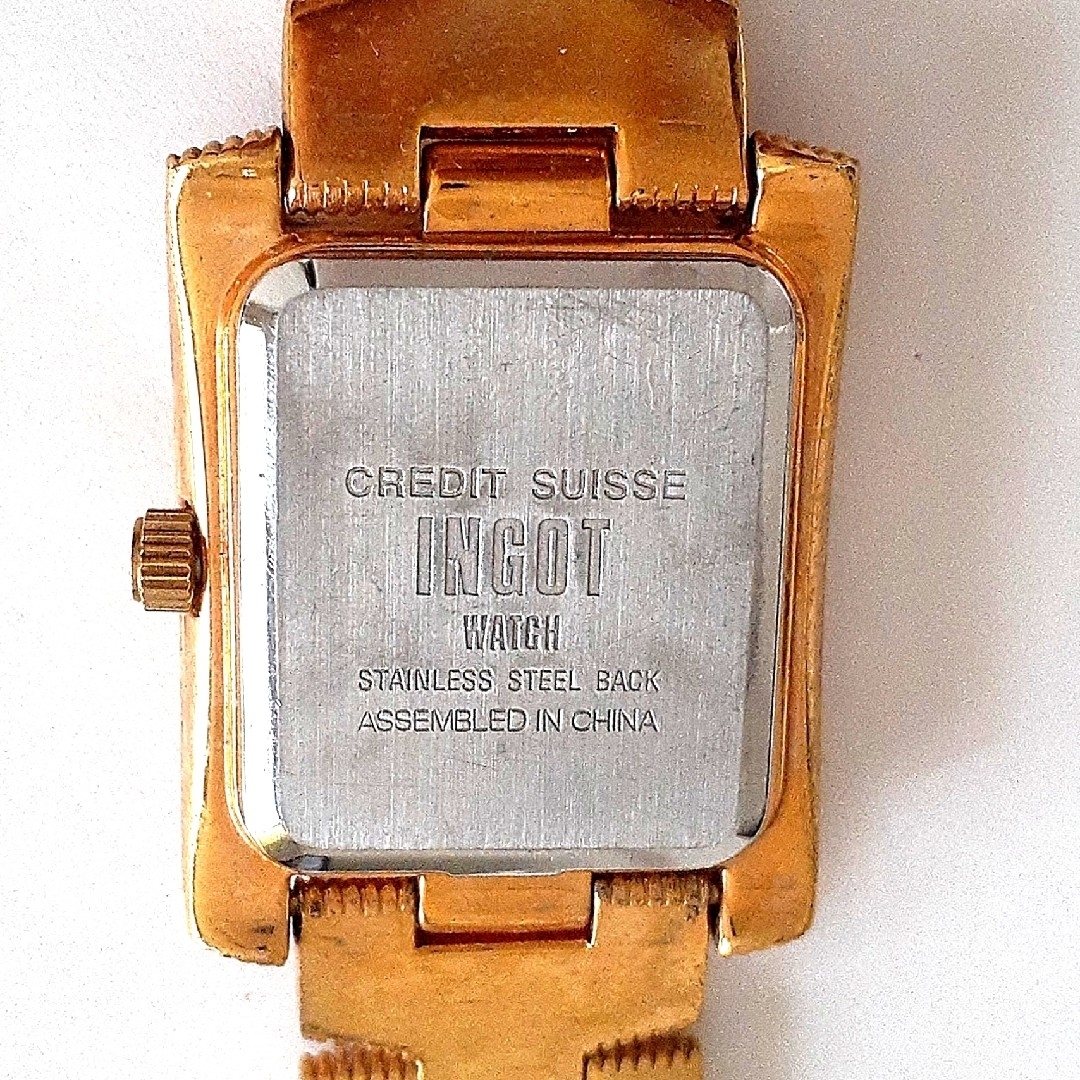 インゴット 腕時計FINE SILVER 999,0 稼働中　保証書付きゴールド メンズの時計(腕時計(アナログ))の商品写真