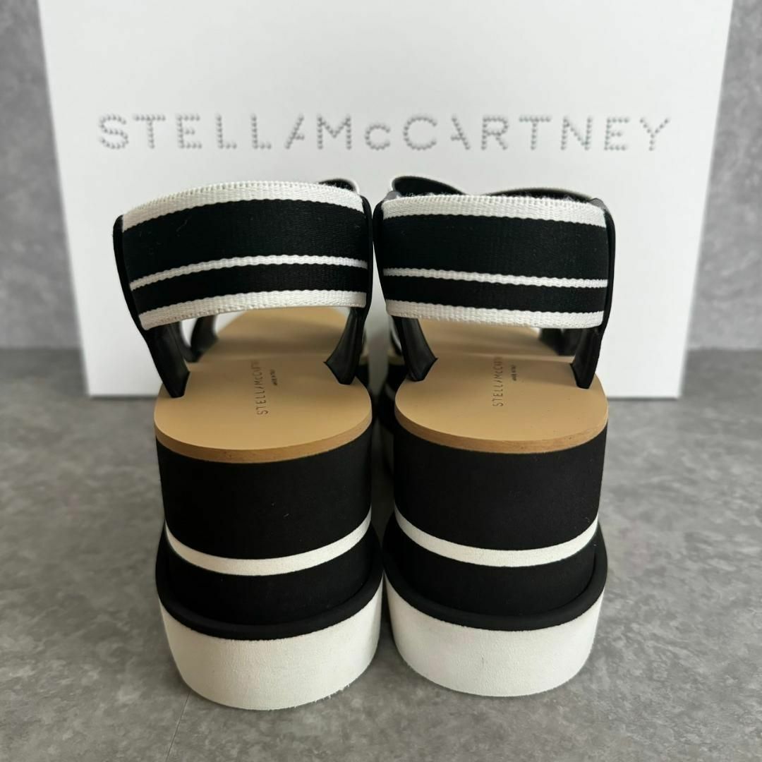 Stella McCartney(ステラマッカートニー)の★新品未使用★ ステラマッカートニー ストライプ プラットフォームサンダル レディースの靴/シューズ(サンダル)の商品写真