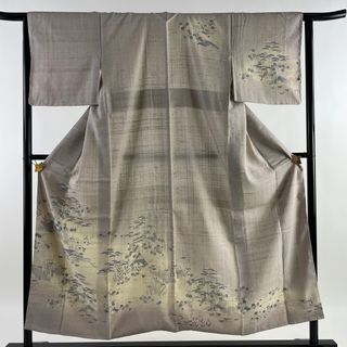 訪問着 身丈153.5cm 裄丈64.5cm 正絹 逸品 【中古】(着物)