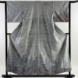 訪問着 身丈154cm 裄丈63cm 正絹 逸品 【中古】(着物)