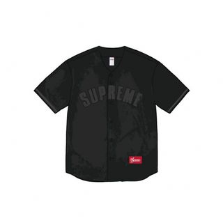 Supreme - Supreme Ultrasuede Mesh Baseball Jersey 