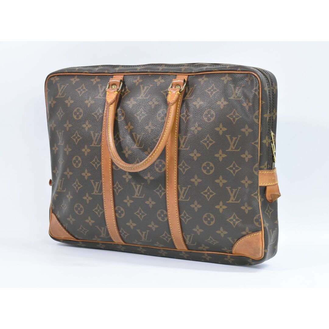 LOUIS VUITTON(ルイヴィトン)の本物 ルイヴィトン LOUIS VUITTON LV ポルトドキュマン ヴォワヤージュ モノグラム ビジネスバッグ ハンドバッグ ブラウン M53361 ビトン バッグ 中古	 メンズのバッグ(ビジネスバッグ)の商品写真