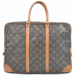 ルイヴィトン(LOUIS VUITTON)の本物 ルイヴィトン LOUIS VUITTON LV ポルトドキュマン ヴォワヤージュ モノグラム ビジネスバッグ ハンドバッグ ブラウン M53361 ビトン バッグ 中古	(ビジネスバッグ)