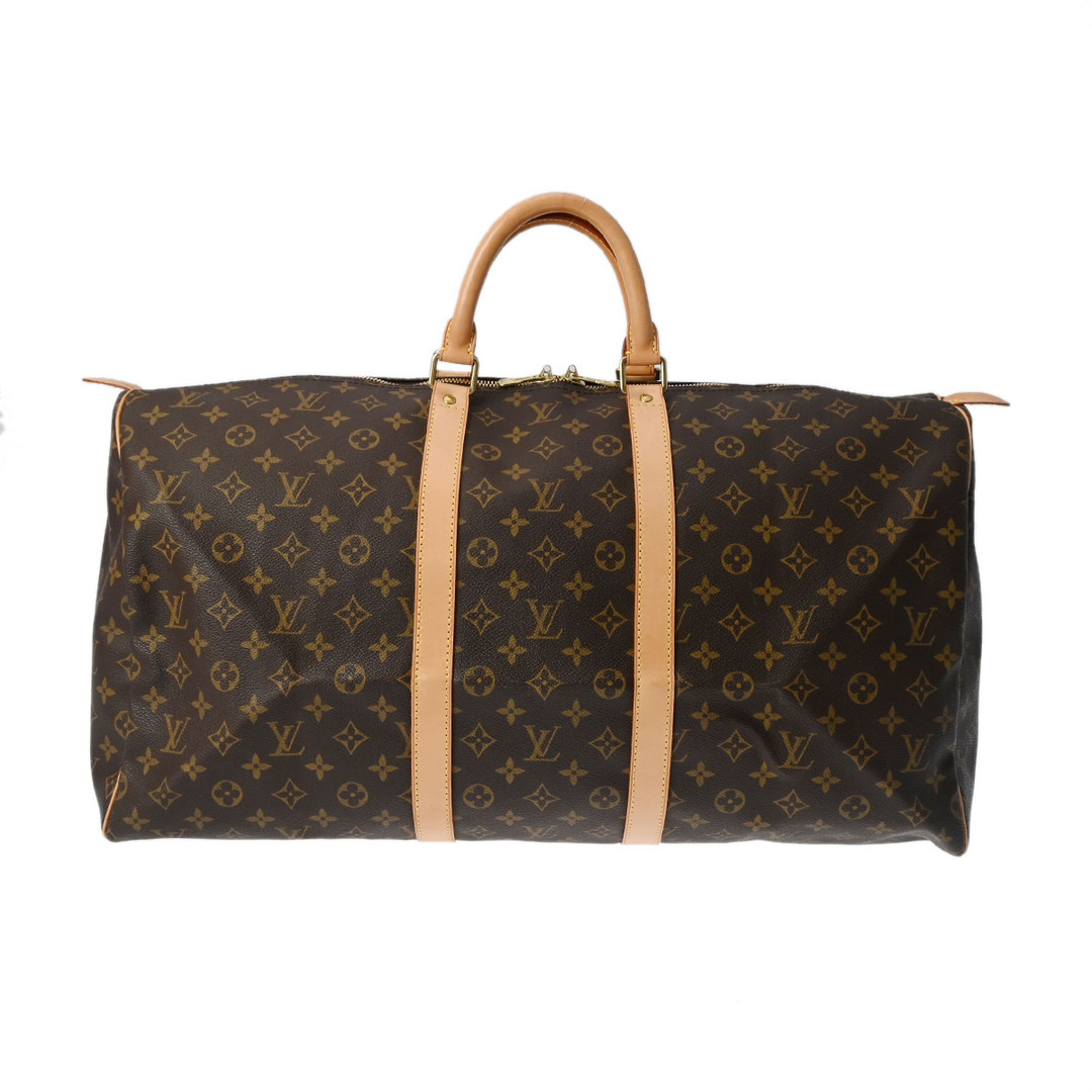 LOUIS VUITTON(ルイヴィトン)のルイヴィトン モノグラム キーポル 55 ボストンバッグ ブラウン レディースのバッグ(ボストンバッグ)の商品写真