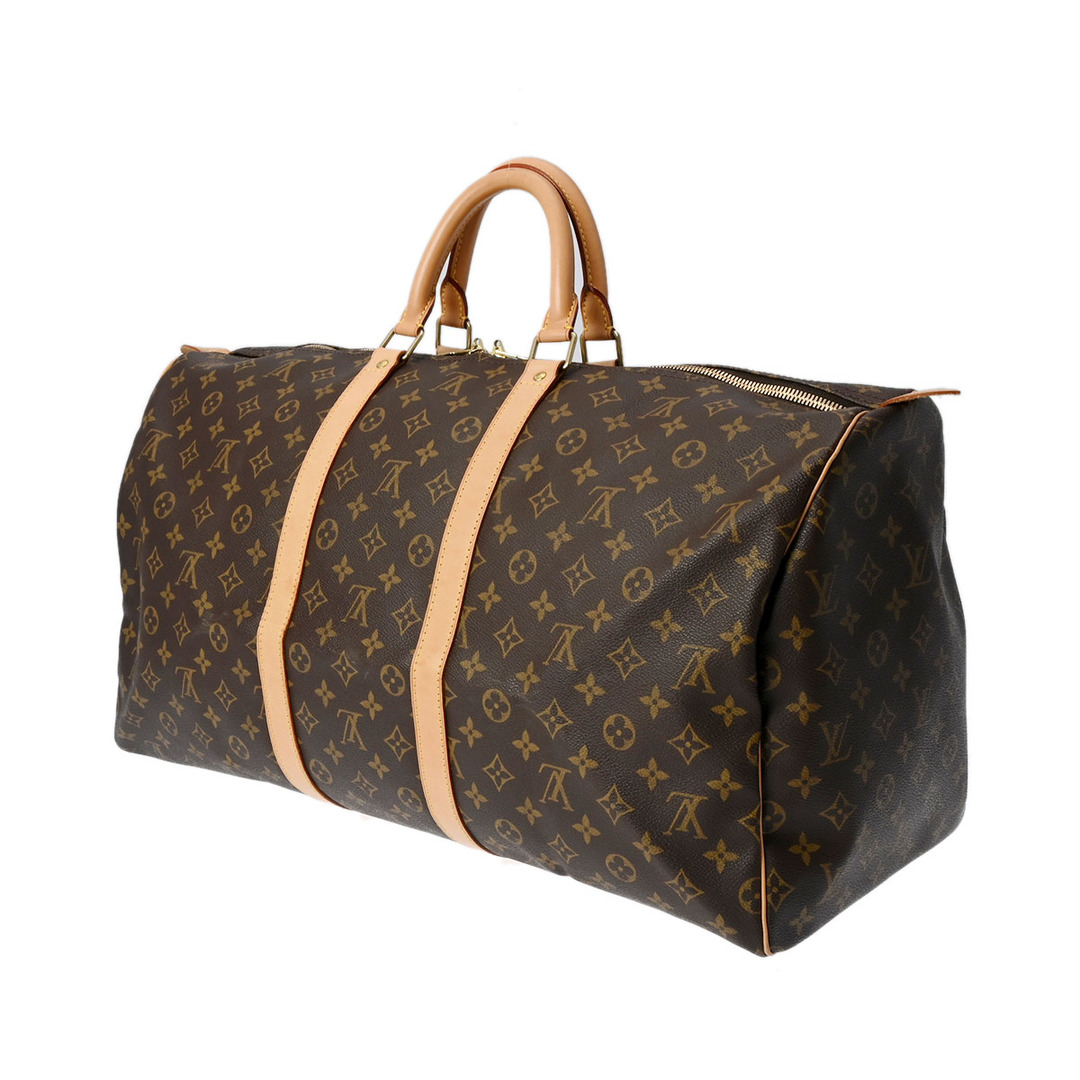 LOUIS VUITTON(ルイヴィトン)のルイヴィトン モノグラム キーポル 55 ボストンバッグ ブラウン レディースのバッグ(ボストンバッグ)の商品写真