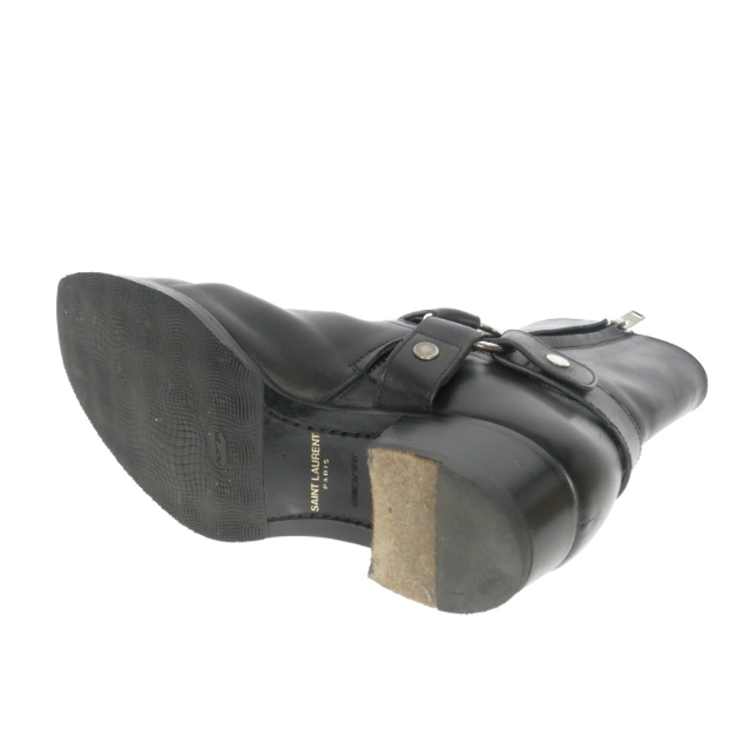 サンローラン パリ クラシック ワイアット ハーネスブーツ 41 ブラック 黒 メンズの靴/シューズ(ブーツ)の商品写真
