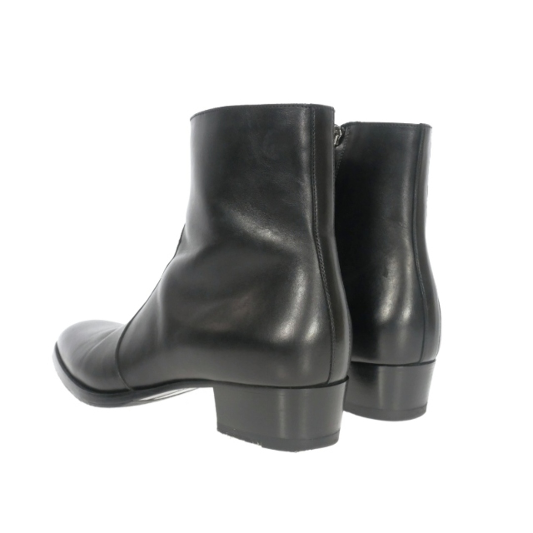 サンローラン パリ ワイアット サイドジップブーツ レザー 靴 41 ブラック メンズの靴/シューズ(ブーツ)の商品写真